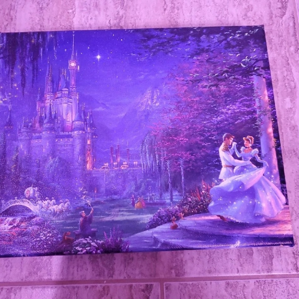 Cinderella Thomas Kinkade Canvas